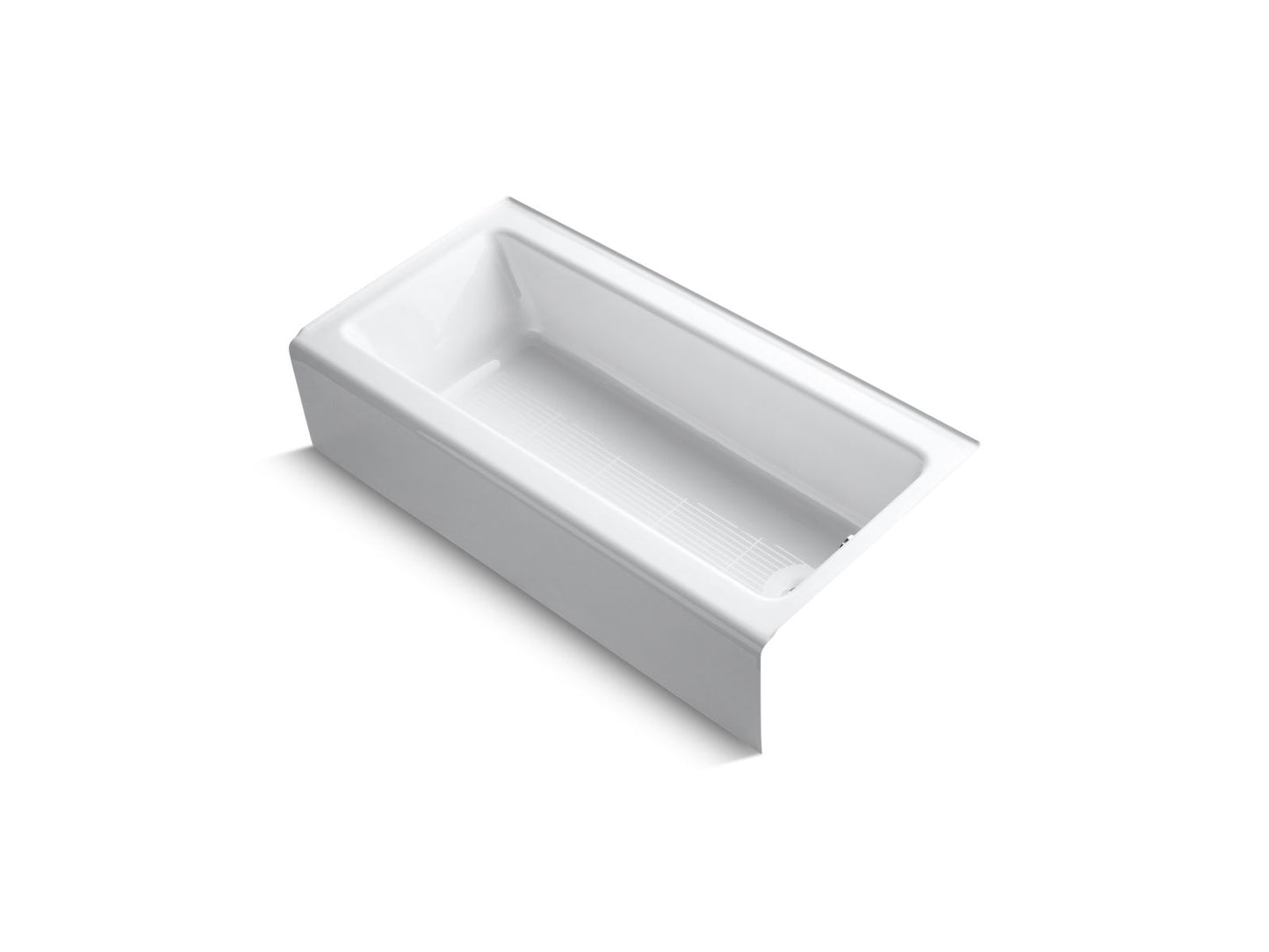 KOHLER K-838-0 Bellwether 60" X 30-1/4" Alcove Bath, Right Drain In White