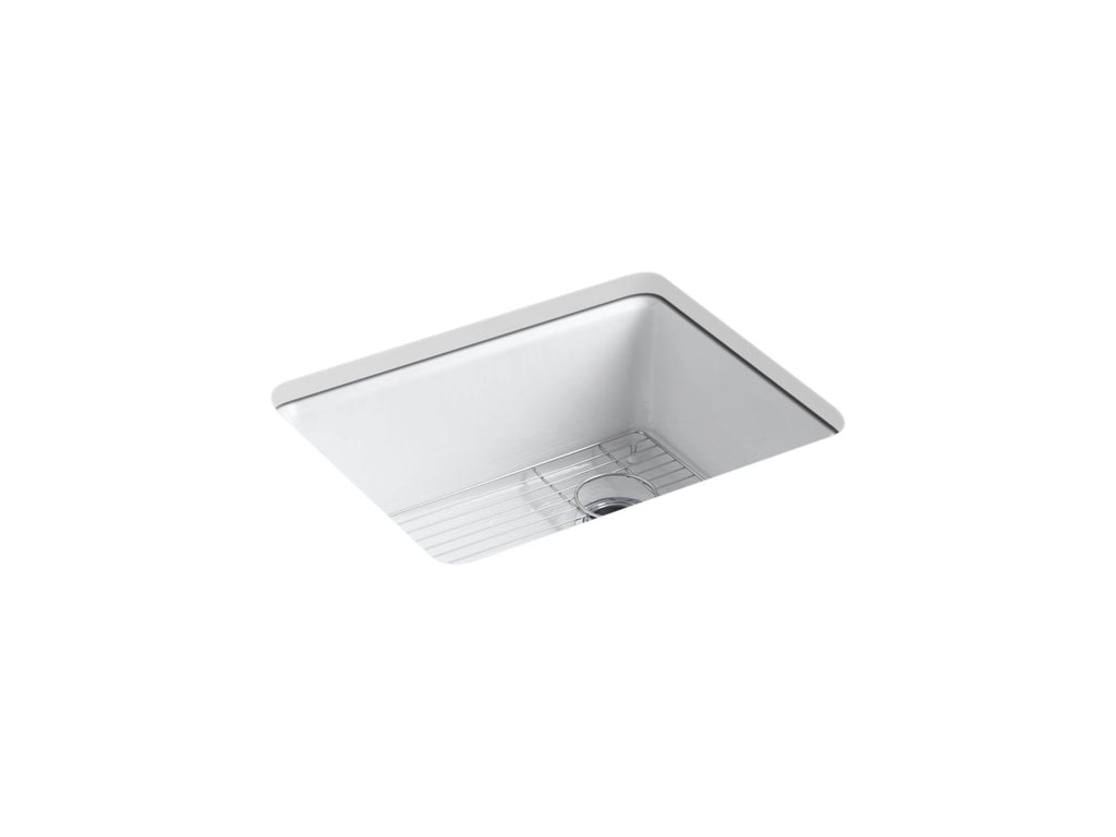 KOHLER K-5872-5UA1-FF Riverby 25" Undermount Single-Bowl Kitchen Sink - Sea Salt