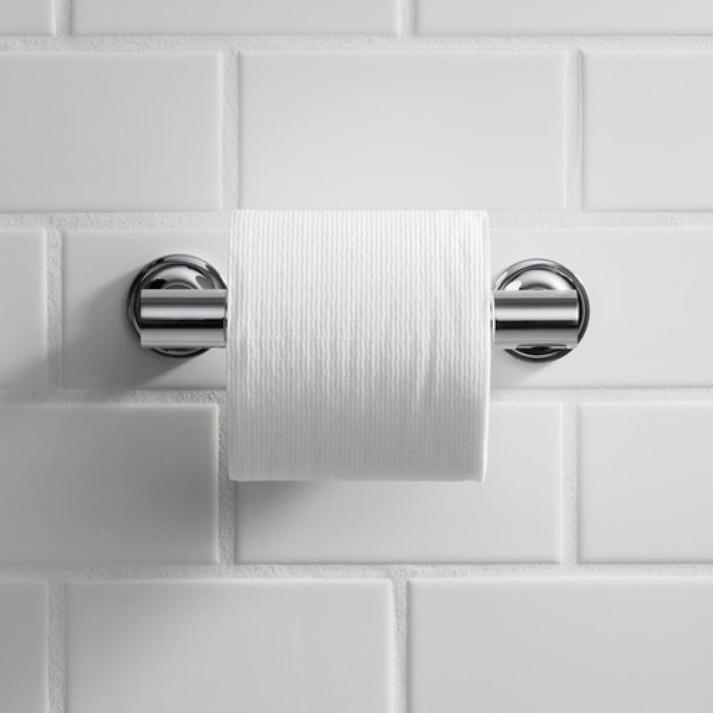 KOHLER K-14377-BL Purist Pivoting Toilet Paper Holder - Matte Black