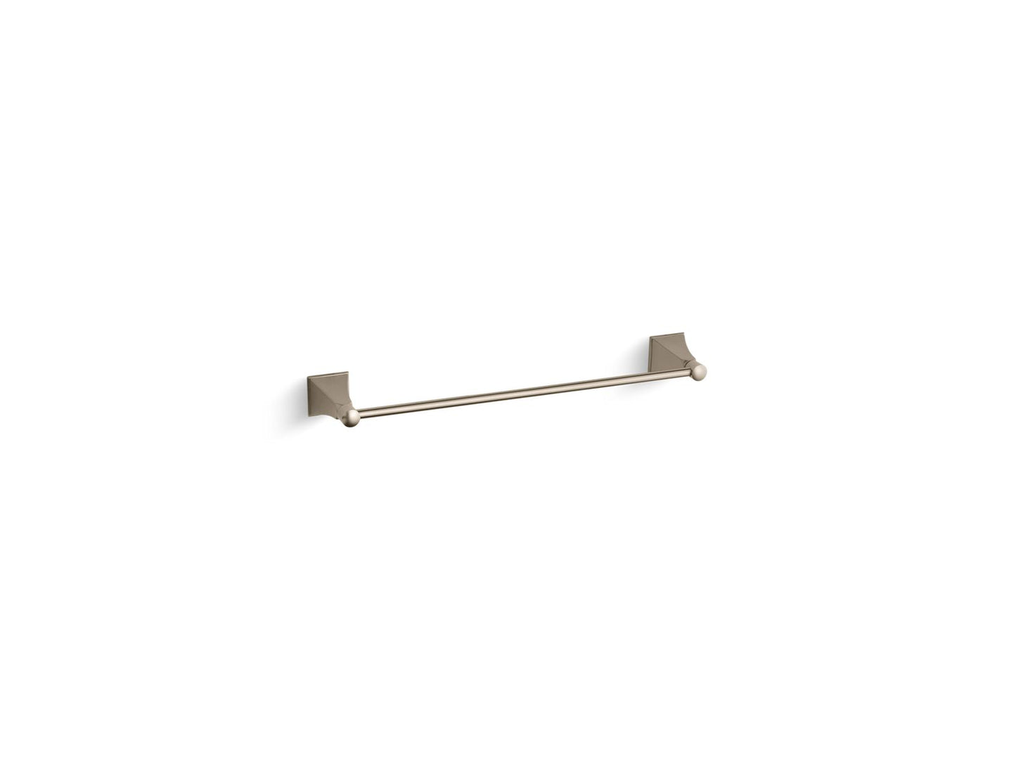 KOHLER K-485-BV Memoirs Stately 18" Towel Bar In Vibrant Brushed Bronze