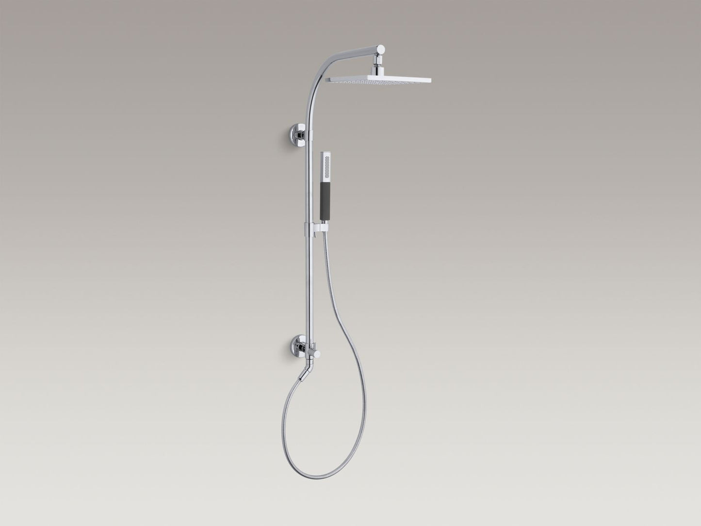 KOHLER K-45209-SN HydroRail-R Arch shower column - Vibrant Polished Nickel