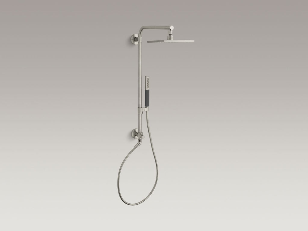 KOHLER K-45210-BL Hydrorail-R Beam Shower Column For Rainhead And Handshower - Matte Black