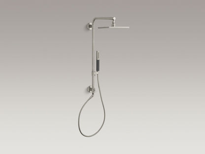 KOHLER K-45210-BL HydroRail-R Beam shower column for rainhead and handshower - Matte Black