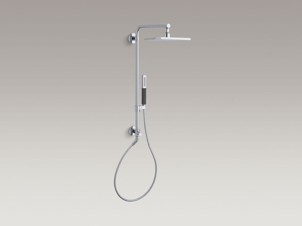 KOHLER K-45210-BL Hydrorail-R Beam Shower Column For Rainhead And Handshower - Matte Black