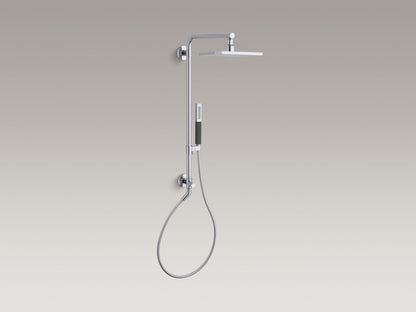 KOHLER K-45210-BL HydroRail-R Beam shower column for rainhead and handshower - Matte Black
