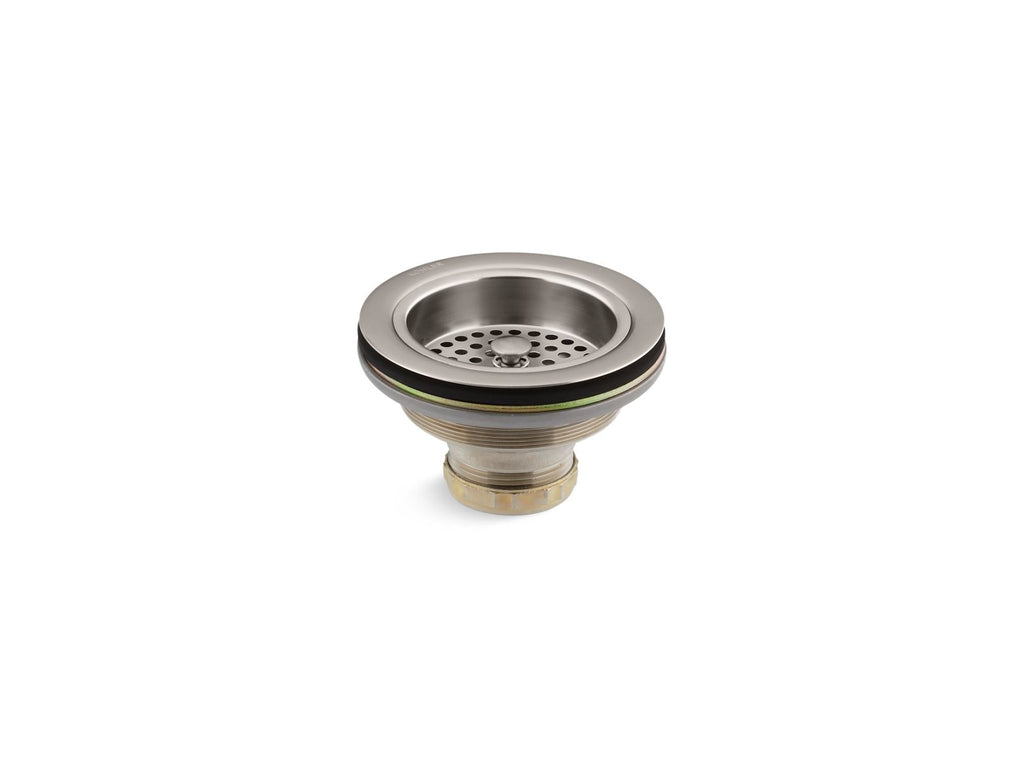 KOHLER K-8799-VS Duostrainer Sink Drain And Strainer Basket, Less Tailpiece - Vibrant Stainless