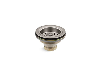 KOHLER K-8799-VS Duostrainer Sink drain and strainer basket, less tailpiece - Vibrant Stainless