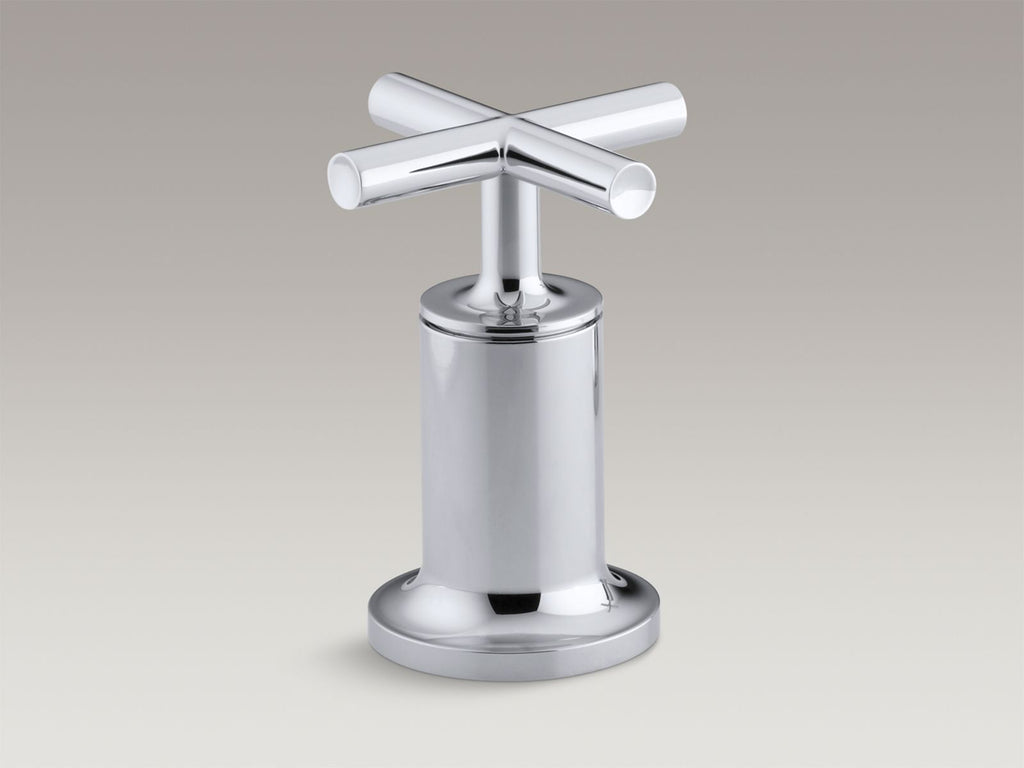 KOHLER K-T14429-3-2MB Purist Deck- Or Wall-Mount Bath Faucet Handle Trim With Cross Design - Vibrant Brushed Moderne Brass