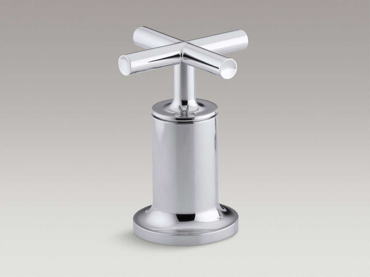 KOHLER K-T14429-3-2MB Purist Deck- Or Wall-Mount Bath Faucet Handle Trim With Cross Design - Vibrant Brushed Moderne Brass