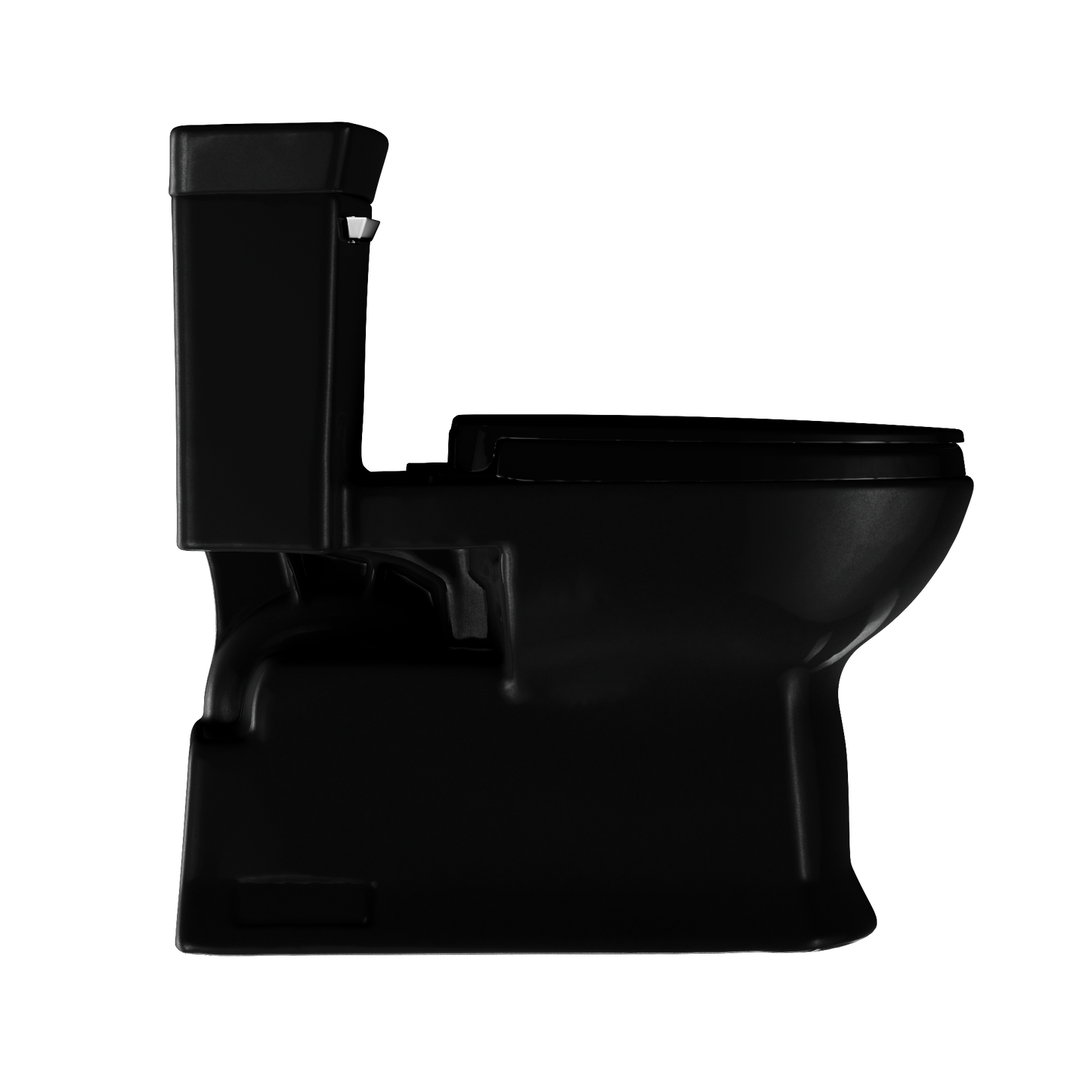 TOTO MS964124CEF#51 Soiree One Piece Elongated 1.28 Gpf Universal Height Skirted Toilet - Ebony