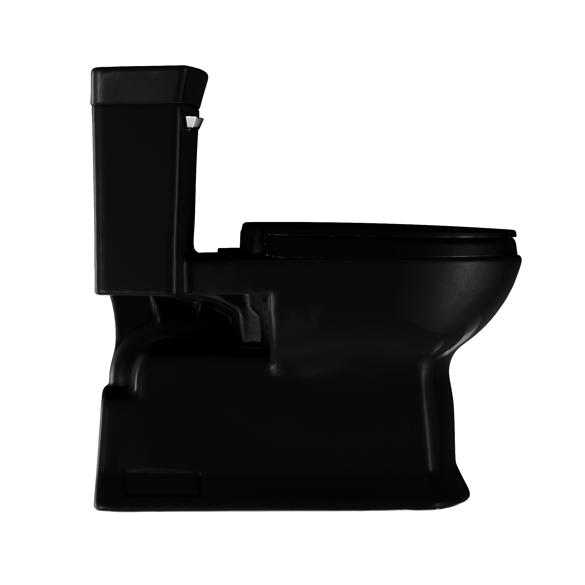 TOTO MS964124CEF#51 Soiree One Piece Elongated 1.28 Gpf Universal Height Skirted Toilet - Ebony