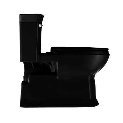 TOTO MS964124CEF#51 Soiree One Piece Elongated 1.28 Gpf Universal Height Skirted Toilet - Ebony