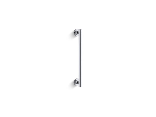 KOHLER K-705767-SHP Purist 14" Pivot Handle In Crystal Clear glass with Bright Polished Silver frame