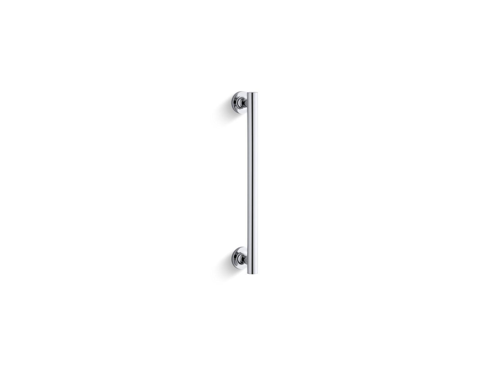 KOHLER K-705767-SHP Purist 14" pivot shower door handle - Bright Polished Silver