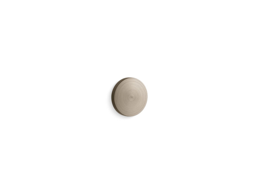 KOHLER K-6324-BV Iron Plains Overflow Cap For Iron Plains Bathroom Sinks - Vibrant Brushed Bronze