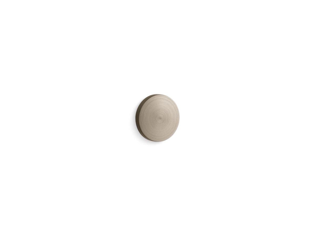 KOHLER K-6324-BV Iron Plains Overflow Cap For Iron Plains Bathroom Sinks - Vibrant Brushed Bronze
