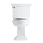 KOHLER K-3817-0 Memoirs Stately Two-Piece Elongated Toilet, 1.28 Gpf In White