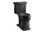 KOHLER K-3950-7 Tresham Two-Piece Elongated Toilet, 1.28 Gpf - Black Black