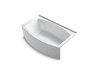 KOHLER K-1118-RA-0 Expanse 60" X 30" Alcove Bath, Right Drain - White