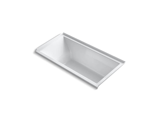 KOHLER K-1121-R-0 Underscore 60" X 30" Alcove Bath, Right Drain In White