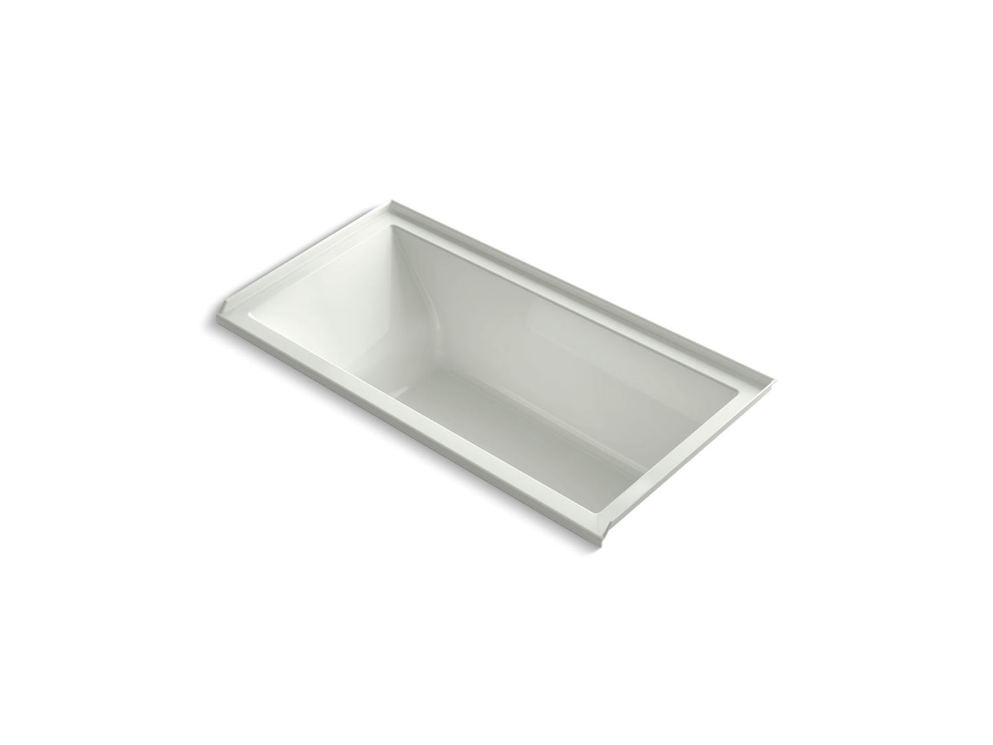 KOHLER K-1121-R-NY Underscore 60" X 30" Alcove Bath, Right Drain In Dune