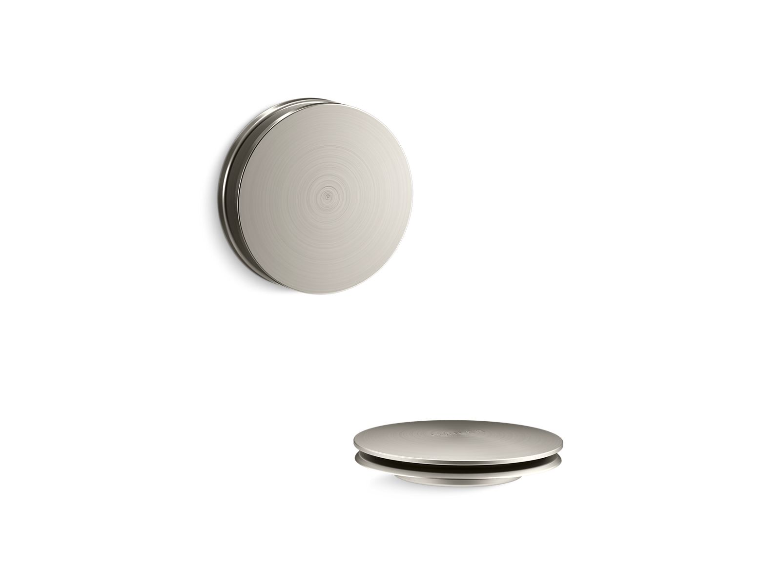 KOHLER K-7142-BN Clearflo Retrofit Toe-Tap Conversion Kit - Vibrant Brushed Nickel