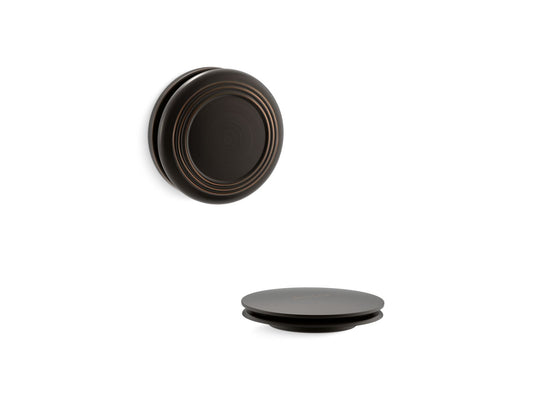 KOHLER K-T37396-2BZ Pureflo Traditional Push-Button Bath Drain Trim In Oil-Rubbed Bronze