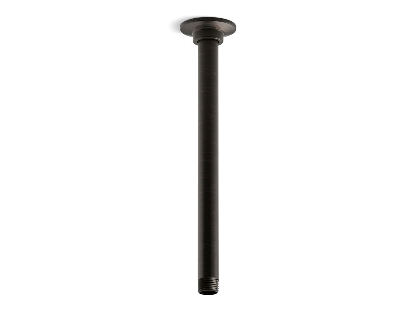 KOHLER K-7392-2BZ 12" Ceiling-Mount Single-Function Rainhead Arm And Flange In Oil-Rubbed Bronze