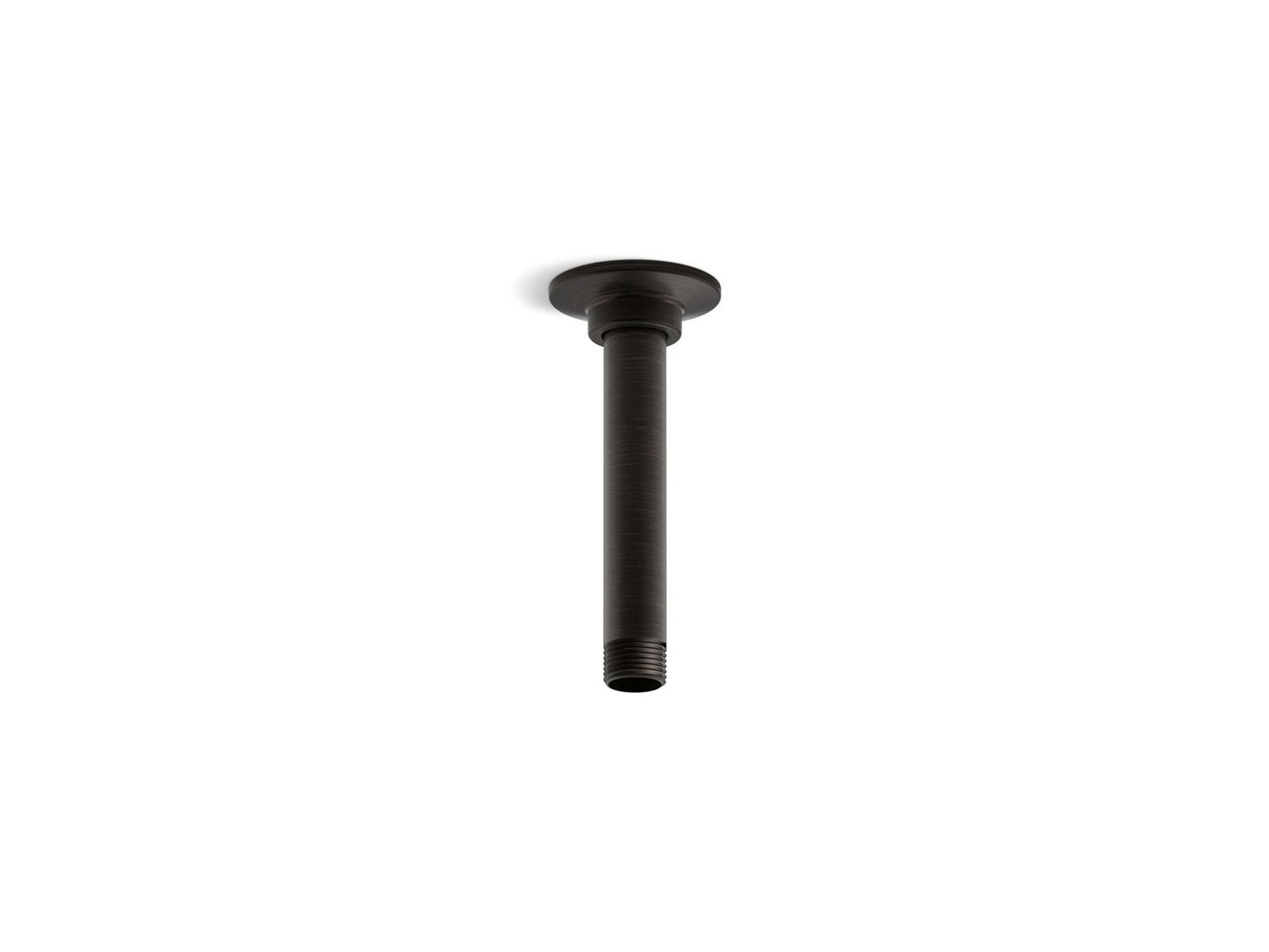 KOHLER K-7394-2BZ 6" Ceiling-Mount Single-Function Rainhead Arm And Flange In Oil-Rubbed Bronze