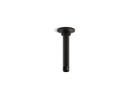 KOHLER K-7394-2BZ 6" Ceiling-Mount Single-Function Rainhead Arm And Flange In Oil-Rubbed Bronze