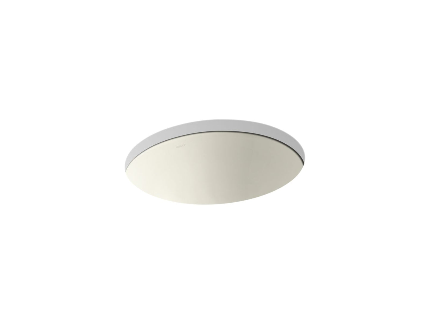 KOHLER K-2205-96 Caxton 19-1/4" Oval Undermount Bathroom Sink, No Overflow In Biscuit