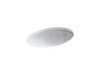KOHLER K-14273-SMC-0 Empress Bouquet Vintage 24" Oval Undermount Bathroom Sink - Empress Bouquet