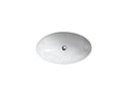 KOHLER K-14273-SMC-0 Empress Bouquet Vintage 24" Oval Undermount Bathroom Sink - Empress Bouquet
