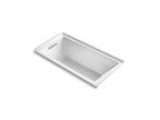 KOHLER K-1121-L-96 Underscore 60" X 30" Alcove Bath, Left Drain - Biscuit