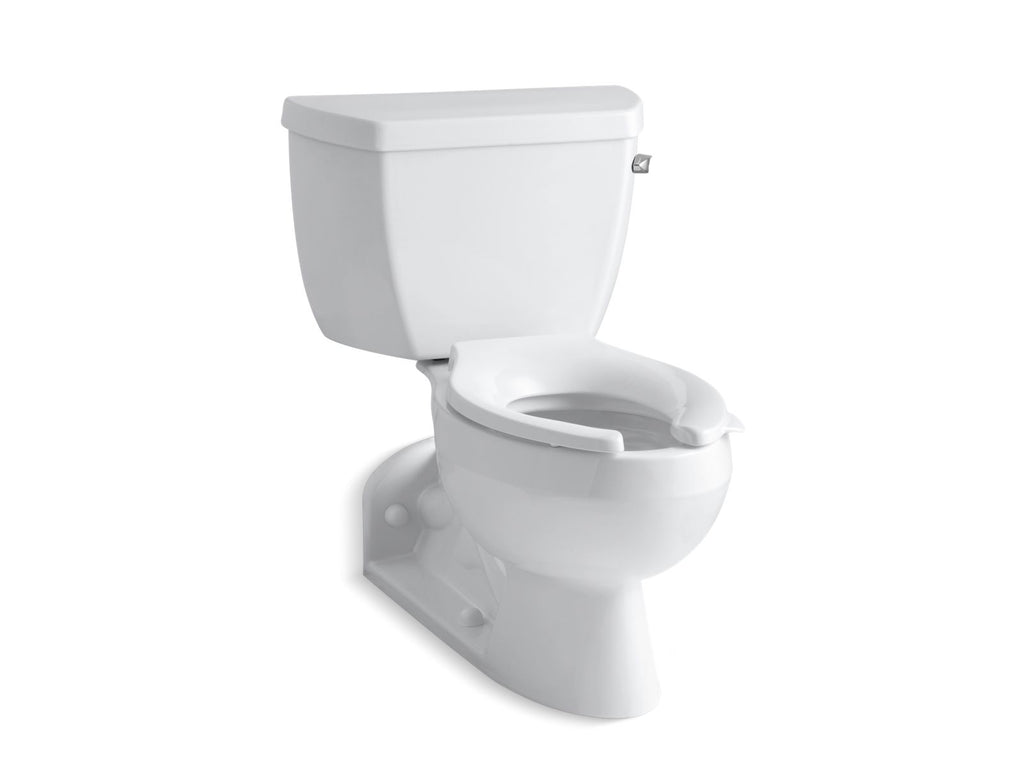 KOHLER K-3652-RA-96 Barrington Two-Piece Elongated Toilet, 1.0 Gpf - Biscuit