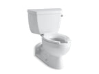 KOHLER K-3652-RA-96 Barrington Two-Piece Elongated Toilet, 1.0 Gpf - Biscuit