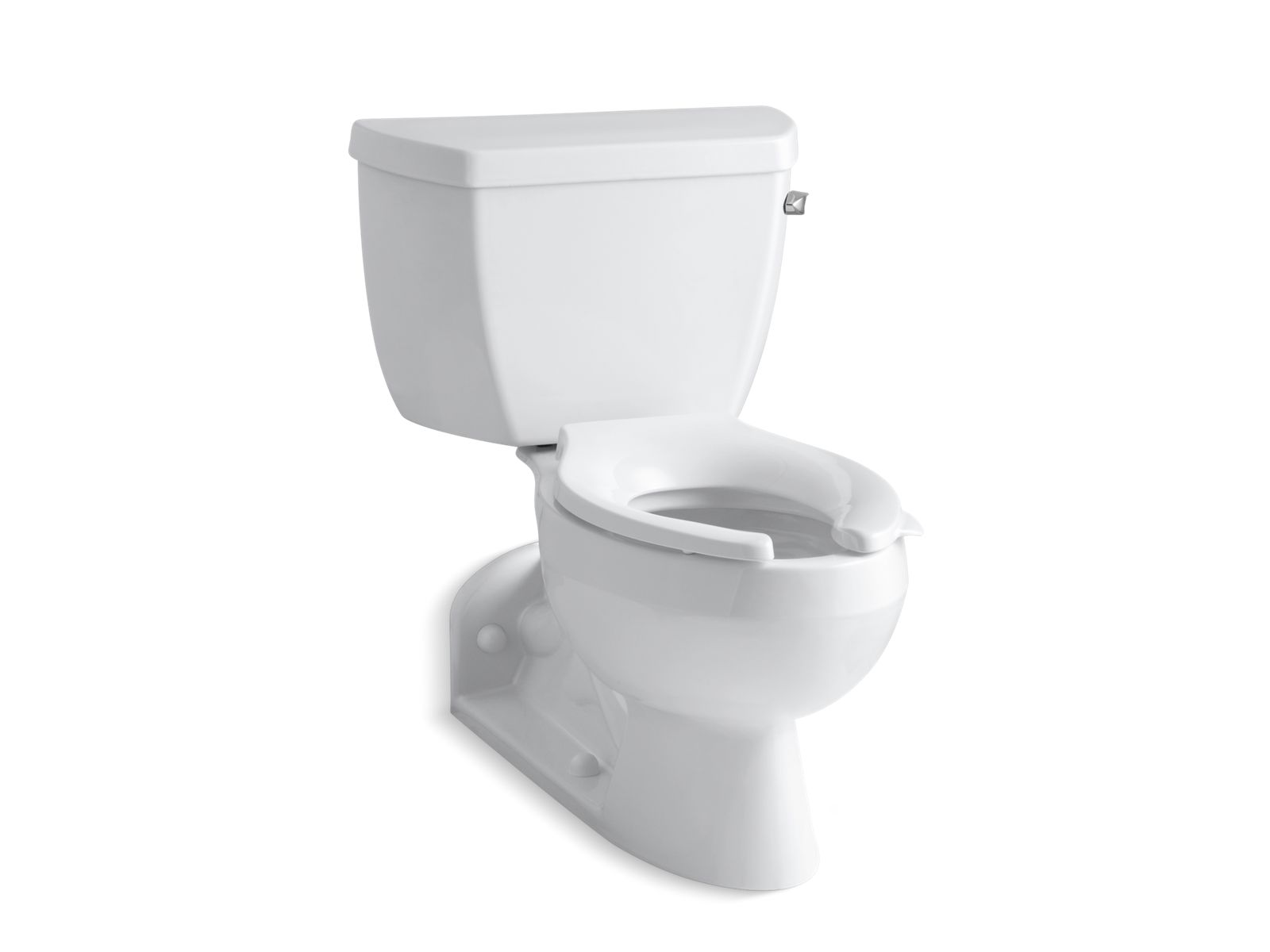 KOHLER K-3652-RA-0 Barrington Two-Piece Elongated Toilet, 1.0 Gpf - White