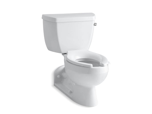 KOHLER K-3652-RA-0 Barrington Two-piece elongated toilet, 1.0 gpf - White