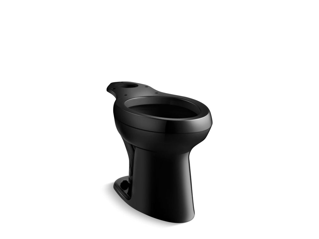 KOHLER K-4304-7 Highline Elongated Toilet Bowl - Black Black