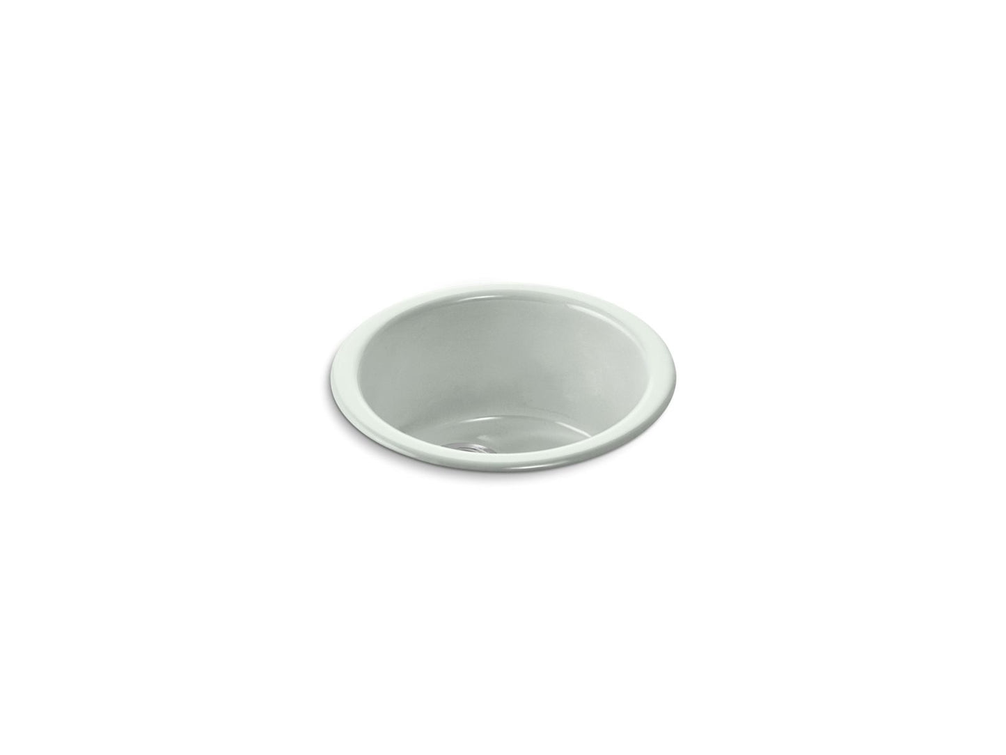 KOHLER K-6565-FF Porto Fino 18-1/2" Top-/Undermount Single-Bowl Bar Sink In Sea Salt