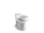 KOHLER K-4197-96 Wellworth Round-Front Toilet Bowl - Biscuit