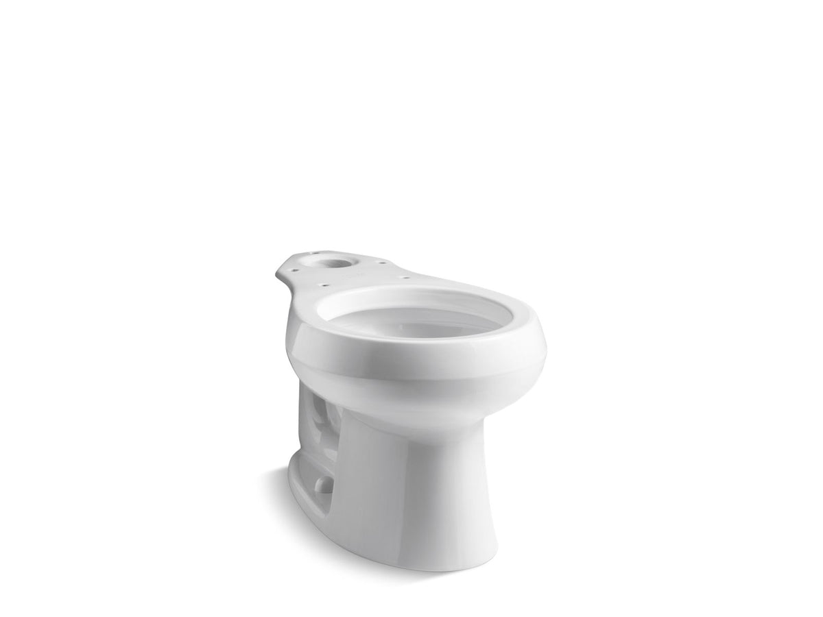 KOHLER K-4197-96 Wellworth Round-Front Toilet Bowl - Biscuit