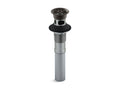 KOHLER K-7129-A-2BZ Bathroom Sink Grid Drain With Overflow In Oil-Rubbed Bronze