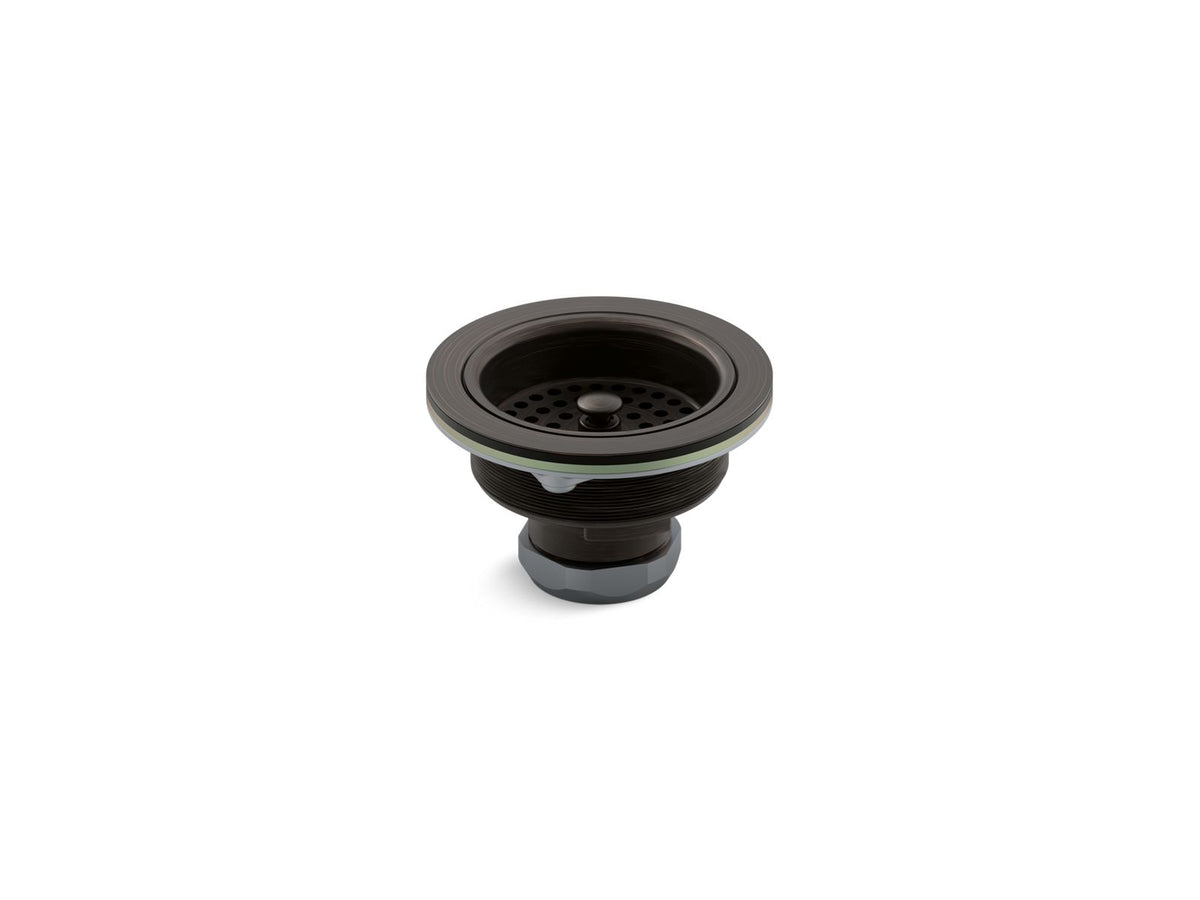 KOHLER K-8799-2BZ Duostrainer Sink Drain And Strainer Basket, Less Tailpiece In Oil-Rubbed Bronze