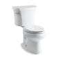 KOHLER K-3948-0 Wellworth Two-Piece Elongated Toilet, 1.28 Gpf In White