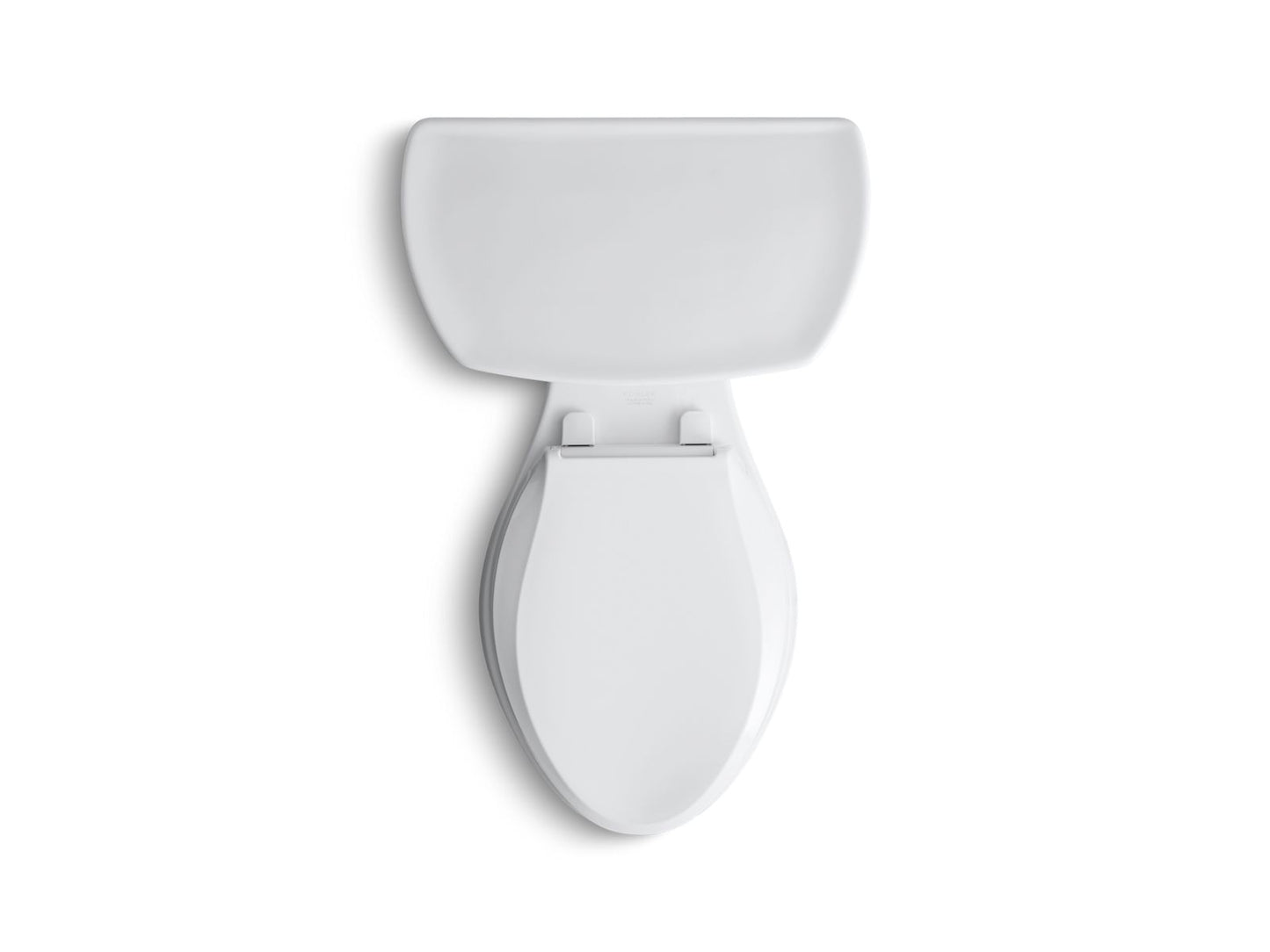 KOHLER K-3948-0 Wellworth Two-Piece Elongated Toilet, 1.28 Gpf In White