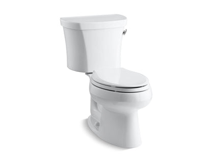 KOHLER K-3948-RZ-0 Wellworth Two-piece elongated toilet, 1.28 gpf - White
