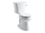 KOHLER K-3949-RZ-0 Highline Two-Piece Elongated Toilet, 1.28 Gpf - White