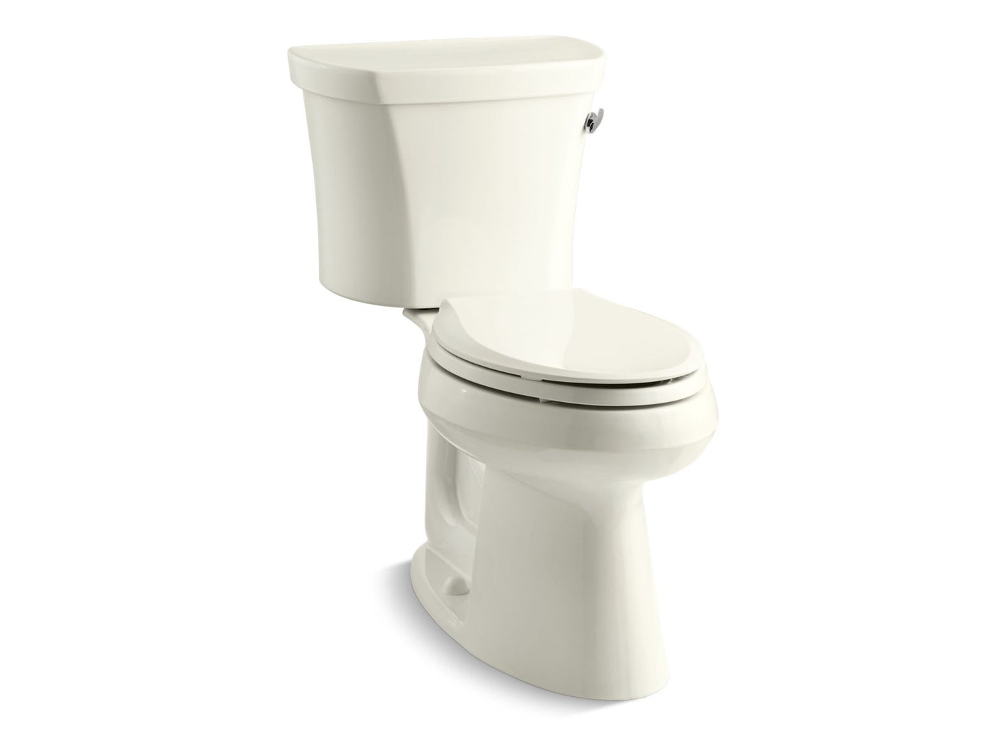 KOHLER K-3949-RA-96 Highline Two-Piece Elongated Toilet, 1.28 Gpf In Biscuit