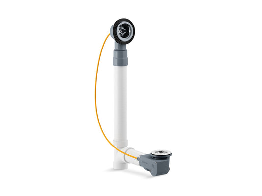 KOHLER K-37383-NA PureFlo Rough-in cable bath drain, PVC, 30" cable with tubing